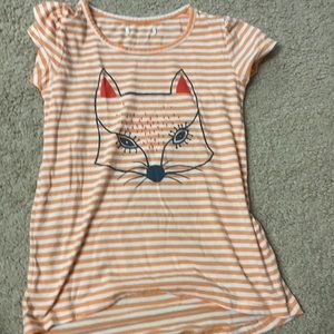 orange shirt with fox